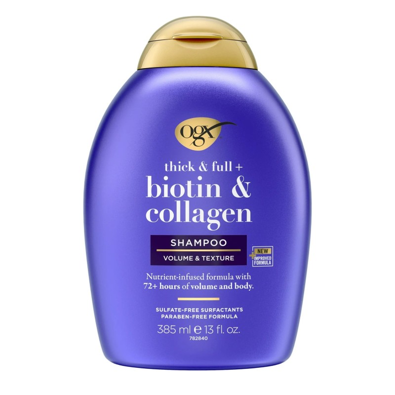 شامپو موی سر مدل Biotin & Collagen او جی ایکس، 385 میل