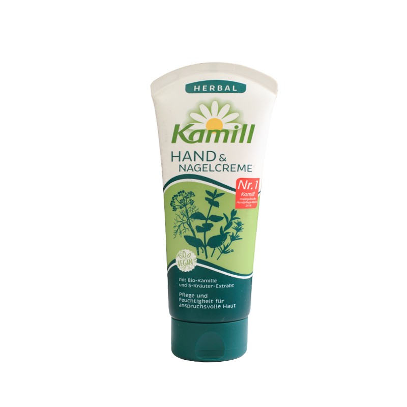 کرم دست و ناخن تیوپی مدل Herbal کمیل 100 میل