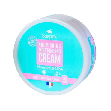کرم مرطوب کننده کاسه ای مدل عصاره آلوئه ورا AloeVera سوپکس 220 میل