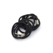 کش مو مدل قیطانی رنگ مشکی Black کد 60-0-1 بسته 12 عددی
