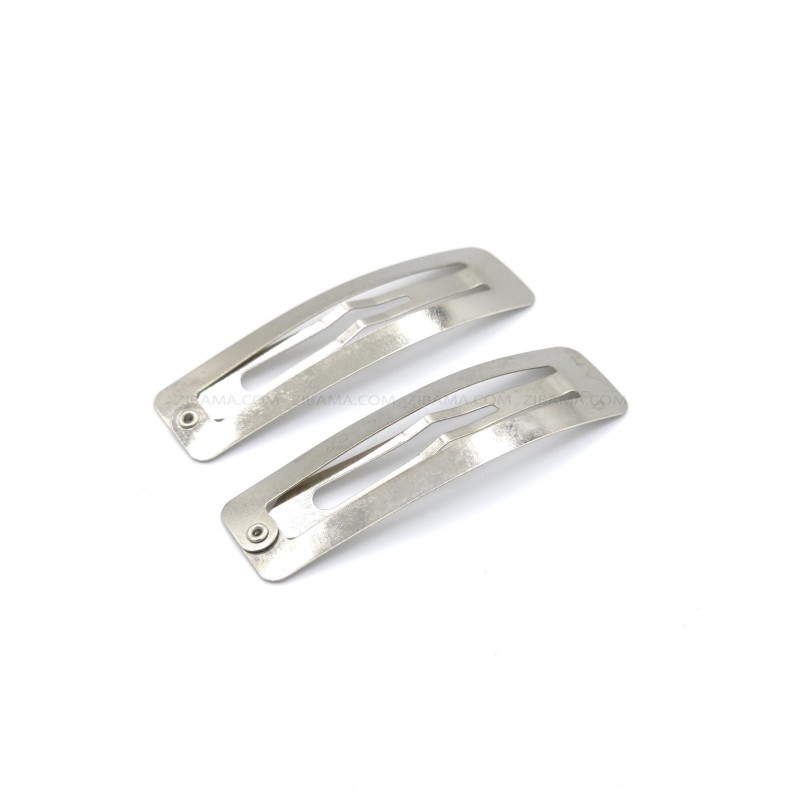 گیره مو مدل تق تقی ساده مستطیل کد GISB6015 بسته 2 عددی - عکس