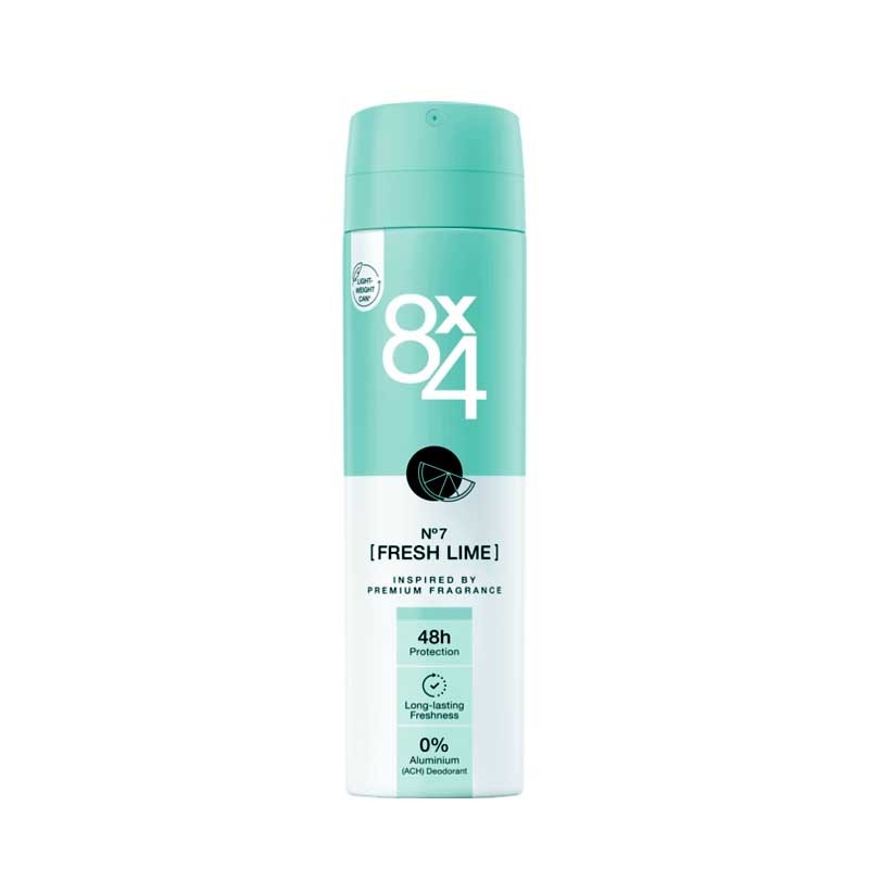 اسپری ضدتعریق زنانه مدل FRESH LIME هشت در چهار 150 میل