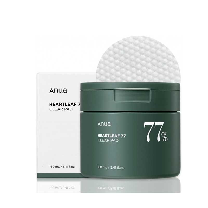 تونر پددار مدل Heartleaf 77% Clear Pad آنوا 160 میل