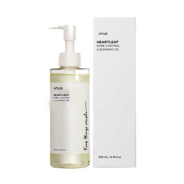 روغن پاک کننده صورت مدل Heartleaf Pore Control آنوا 200 میل