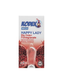 کاندوم کدکس مدل Happy Lady بسته 10 عددی