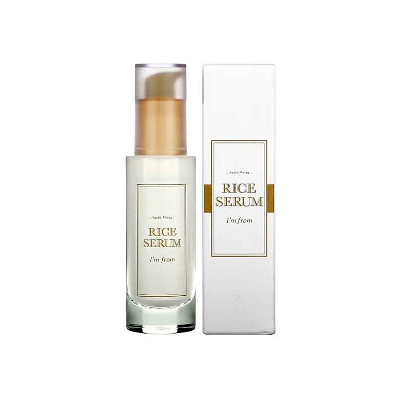 سرم صورت آبرسان و روشن‌کننده مدل Rice Serum آیم فرام 30 میل