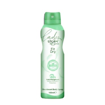 اسپری ضدتعریق زنانه مدل Fit Dry استورم 150 میل