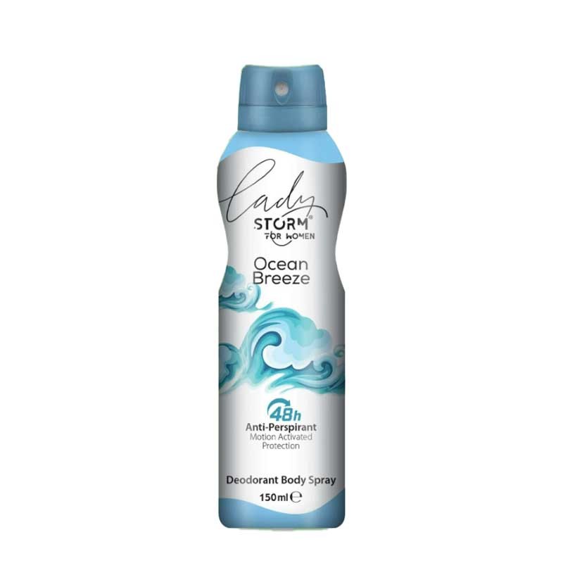 اسپری ضدتعریق زنانه مدل Ocean Breeze استورم 150 میل