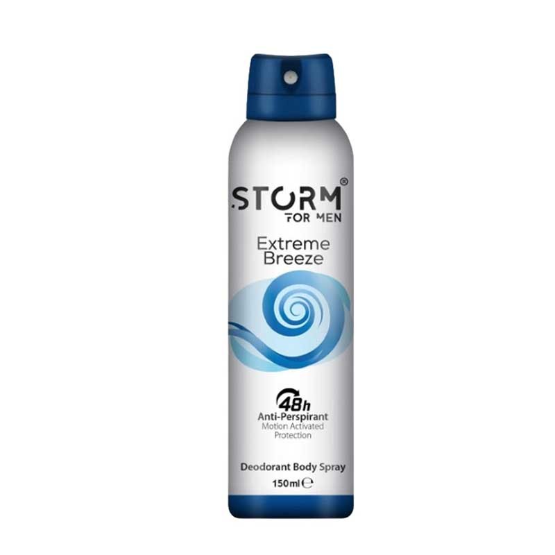 اسپری ضدتعریق مردانه مدل Extreme Breeze استورم 150 میل