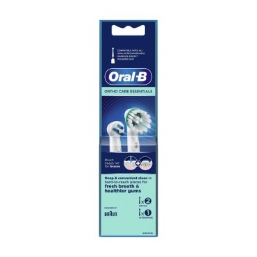 یدک مسواک مدل Ortho Care Essentials اورال بی بسته 3 عددی