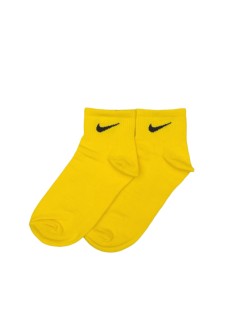 جوراب نیم ساق طرح نایک Nike طیف زرد