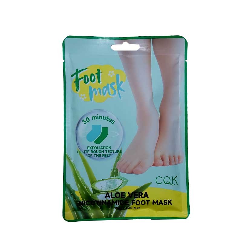 ماسک صورت آبرسان و نرم‌کننده پا مدل آلوورا سی کیو کا 40 گرم