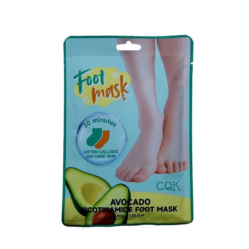 ماسک صورت آبرسان و نرم‌کننده پا مدل آووکادو سی کیو کا 40 گرم