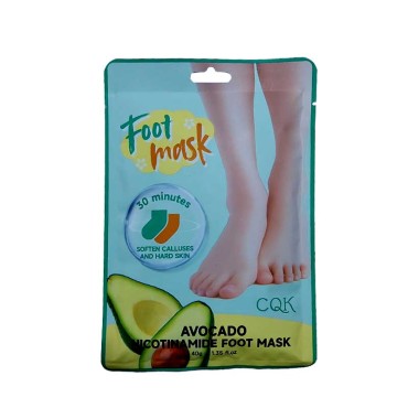 ماسک صورت آبرسان و نرم‌کننده پا مدل آووکادو سی کیو کا 40 گرم
