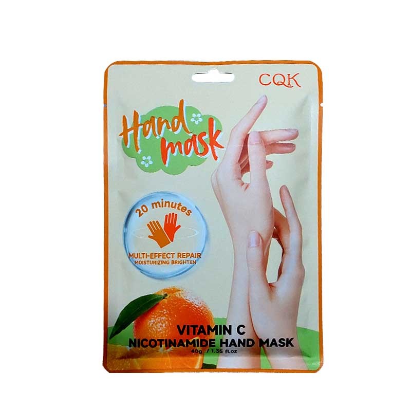 ماسک صورت آبرسان و نرم‌کننده دست مدل ویتامین سی پرتقال سی کیو کا 40 گرم