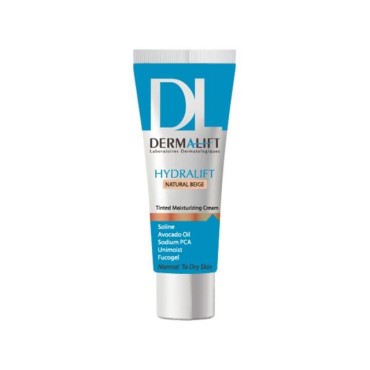 کرم مرطوب کننده رنگی مدل Hydralift بژ طبیعی درمالیفت 40 میل