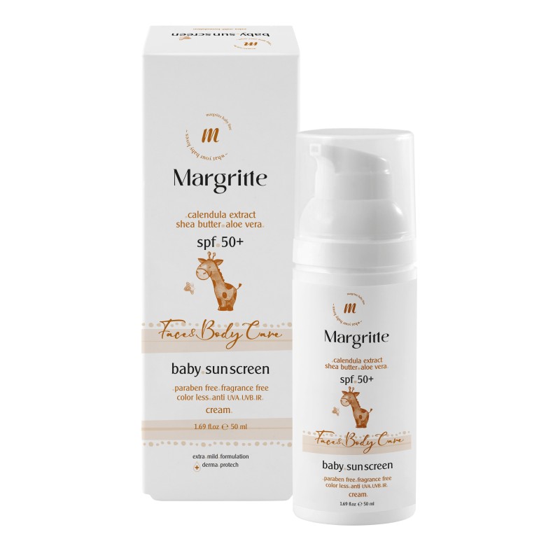 کرم ضد آفتاب کودک SPF50+ مارگریت 50 میل