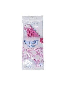 خودتراش ژیلت مدل Simply Venus (صورتی) بسته 5 عددی