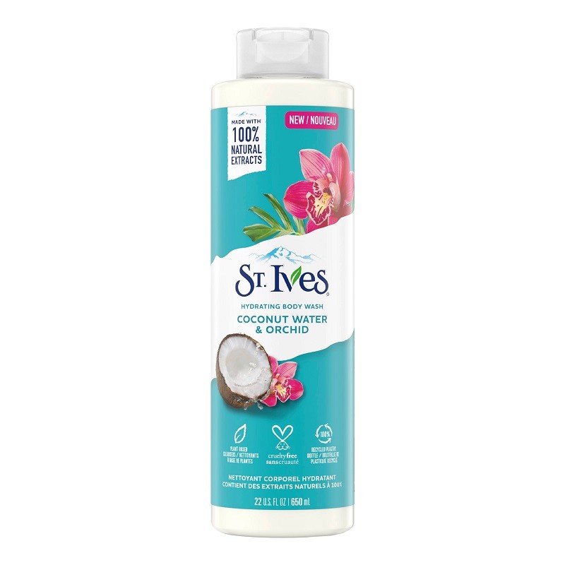 شامپو بدن مدل Coconut Water & Orchid سینت ایوز 650 میل