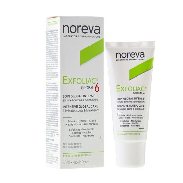 کرم ضدجوش نوروا سری Exfoliac مدل Global 6 حجم 30 میل