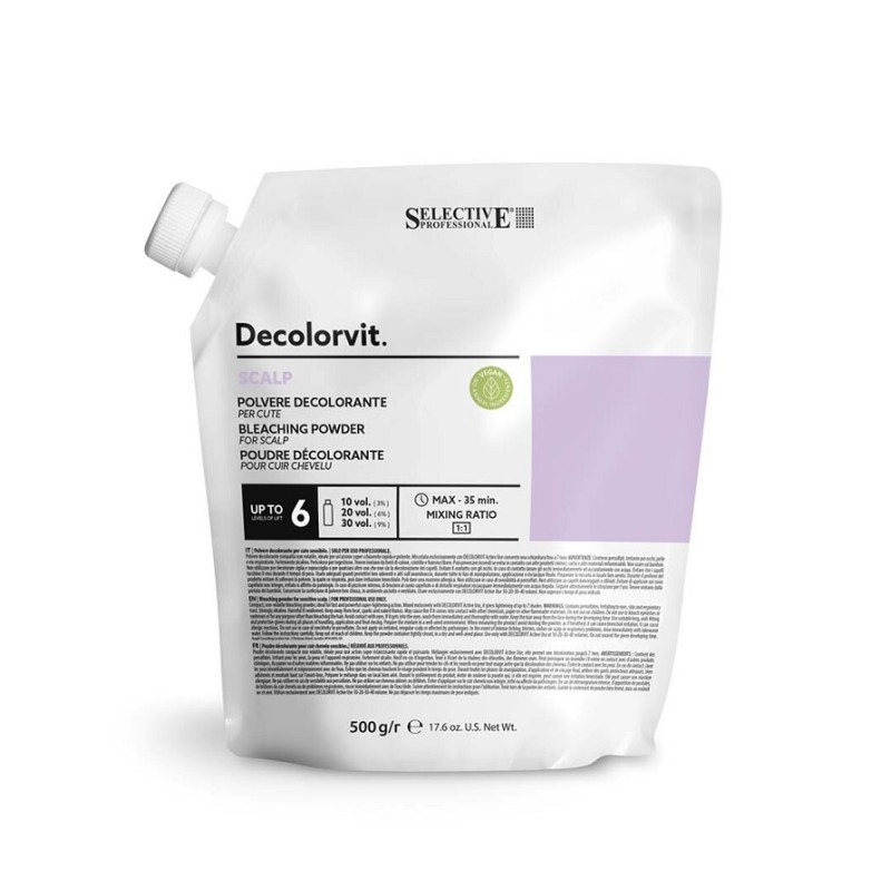 پودر دکلره سری Decolorvit Scalp شماره 6 سلکتیو 500 گرم