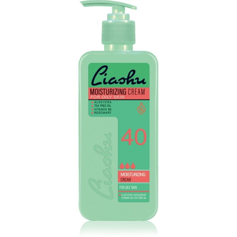 کرم مرطوب کننده لیاشو مدل Moisturizing کد 40 مناسب پوست چرب حجم 330 میل