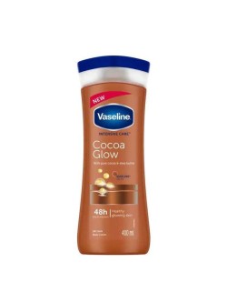 لوسیون بدن مدل Cocoa Glow حاوی عصاره کاکائو و کره شی وازلین، 400 میل