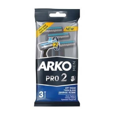 خودتراش آرکوِ 2 لبه مدل Pro 2 بسته 3 عددی