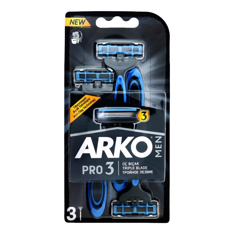 خودتراش آرکوِ 3 لبه مدل Pro 3 بسته 3 عددی