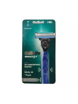 خودتراش ژیلت مردانه 3 لبه مدل Mach3 به همراه 2 یدک