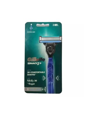 خودتراش ژیلت مردانه 3 لبه مدل Mach3 به همراه 2 یدک