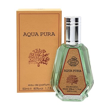 ادو پرفیوم unisex فرگرانس ورد مدل Aqua Pura حجم 50 میل