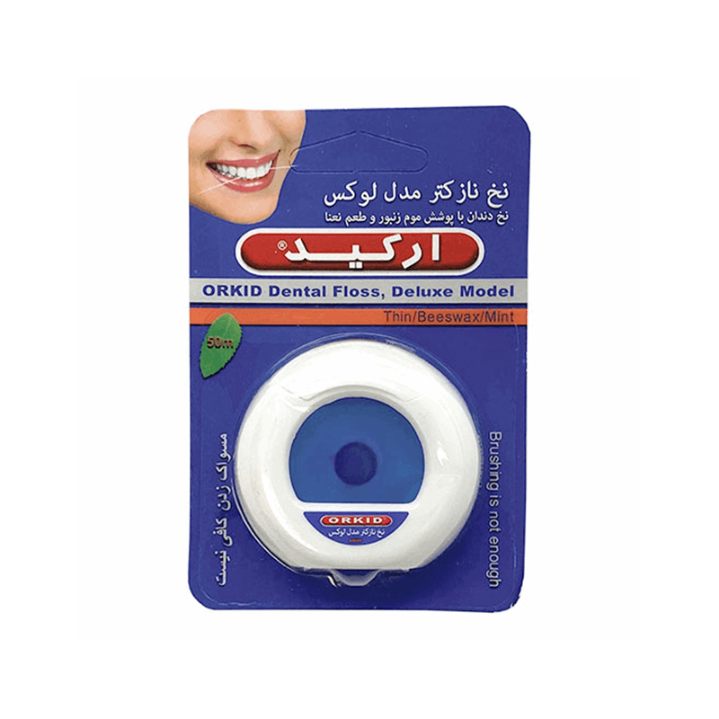 نخ دندان ارکید مدل لوکس نازک طول 50 متر