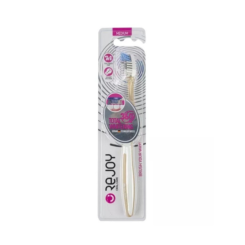 مسواک ریجوی برس نرم Soft مدل Total Whitening درپوش دار
