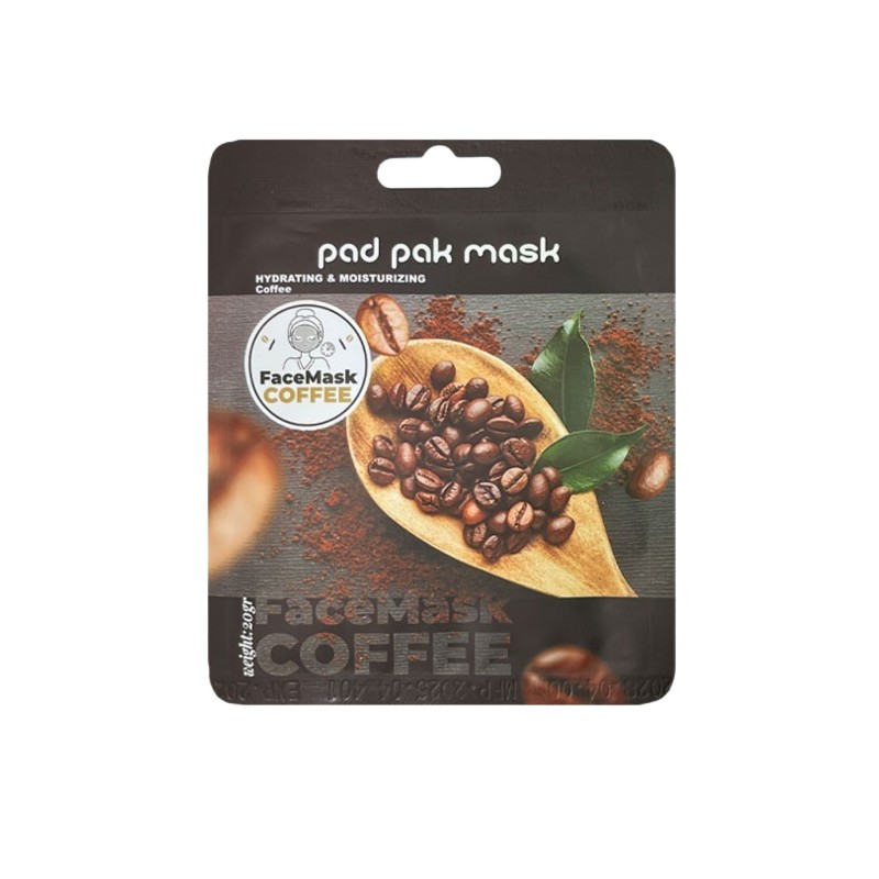 ماسک صورت پد پاک ورقه ای مدل قهوه Coffee حجم 20 گرم