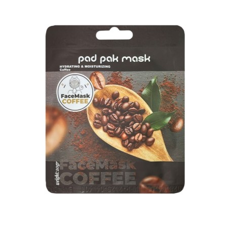 ماسک صورت پد پاک ورقه ای مدل قهوه Coffee حجم 20 گرم