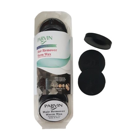 موم وکس پروین سکه ای مدل کربن فعال Activated Carbon بسته 10 عددی