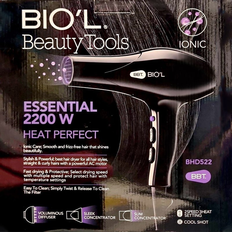 سشوار حرفه ای  مدل BHD522 بیول