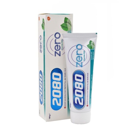 خمیر دندان برند 2080 مدل Zero فاقد فلوراید 100 گرم