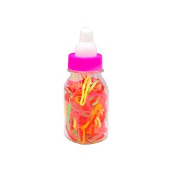 کش مو چهل گیس طرح شیشه شیر کودک مدل رنگی ضخیم کد 80-35-2