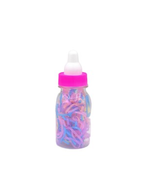 کش مو چهل گیس طرح شیشه شیر کودک مدل رنگی ضخیم کد 80-35-5