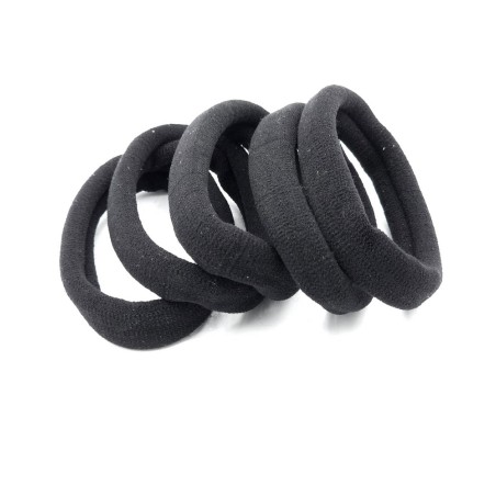 کش مو حوله ای مشکی بسته 5 عددی