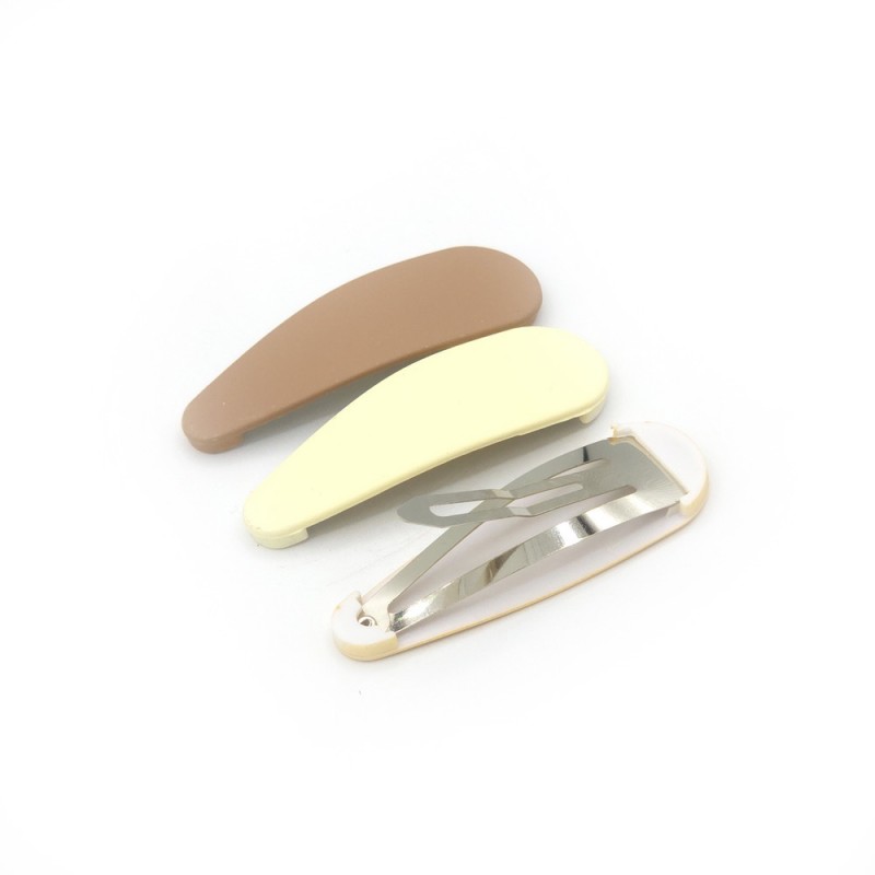 گیره مو تق تقی طرح کلاسیک طیف رنگ نود بسته 3 عددی