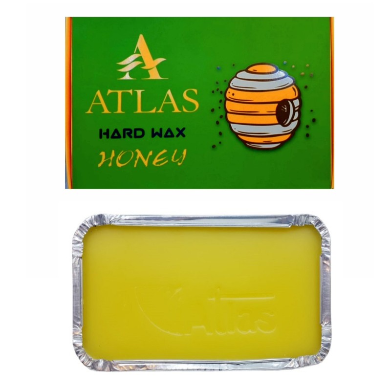 موم وکس اصلاح اطلس قالبی مدل عسل (Honey) وزن 500 گرم