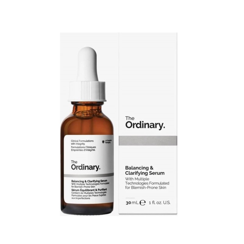 سرم صورت بالانسینگ اوردینری Ordinary مدل شفاف کننده BALANCING & CLARIFYING حجم ۳۰ میلی لیتر