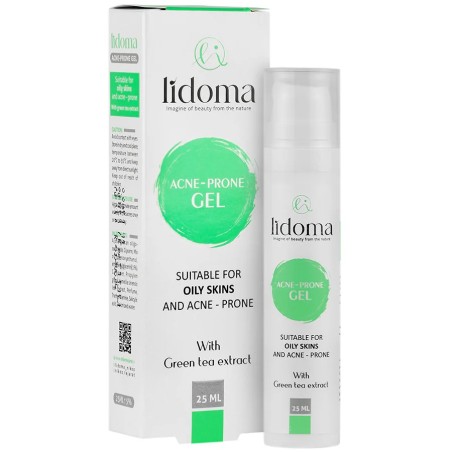 ژل صورت لیدوما مناسب پوست چرب و جوش دار حجم 25 میل