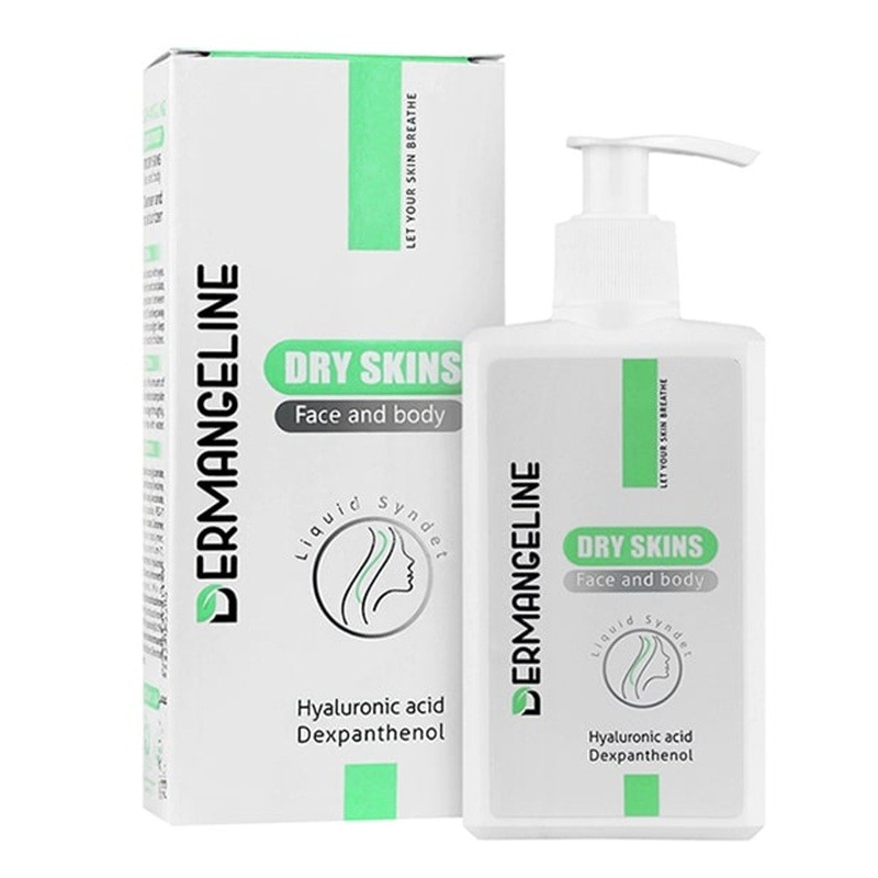 کرم ژل پاک کننده درم انجلین با آبکشی مناسب پوست چرب 200 میل