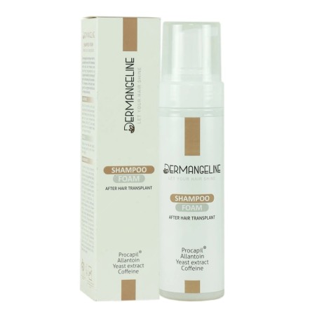 شامپو فوم درم انجلین مناسب موهای کاشته شده حجم 150 میل