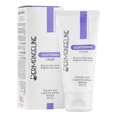 کرم درم انجلین مناسب پوست دارای لک حاوی 2% گلیکولیک اسید حجم 50 میل