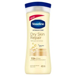 لوسیون بدن وازلین، مدل Dry Skin Repair حاوی عصاره جو دوسر حجم 400 میل